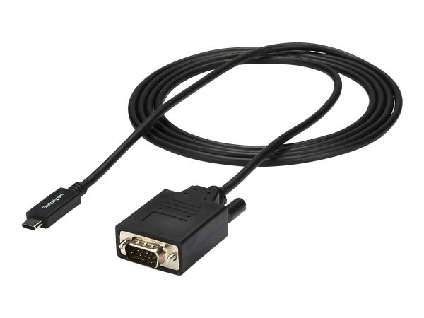 StarTech.com 2 m USB-C auf VGA Kabel - 1920x1200/1080p USB Typ-C auf VGA Video Aktives Adapter Kabel