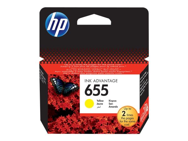 HP 655 - Gelb - Original - Tintenpatrone - für Deskjet Ink Advantage 4615