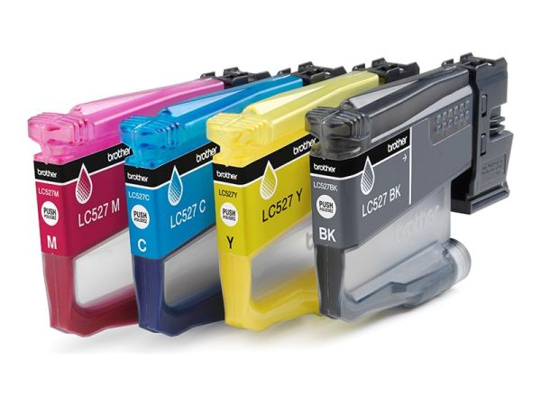 Brother LC527 Value Pack - 4er-Pack - Schwarz, Gelb, Cyan, Magenta