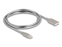 Delock USB 2.0 Kabel mit Metallmantel Typ-A St> C - Kabel - Digital/Daten