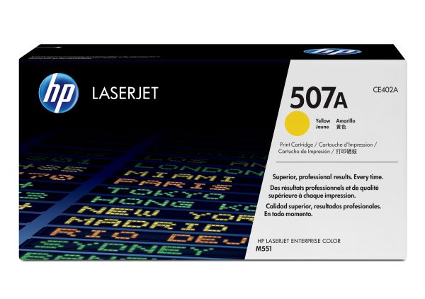 HP Toner 507A gelb für LaserJet Enterprise 500 ca. 6.000 Seiten