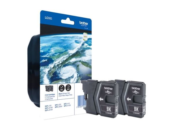Brother LC985 Twin-Pack - 2er-Pack - Schwarz