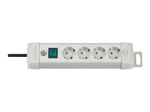 Brennenstuhl Premium-Line extension socket H05VV-F 3G1,5 - Steckdosenleiste - Eingabe, Eingang Strom