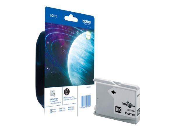 Brother LC970BKBP - Schwarz - original - Blisterverpackung