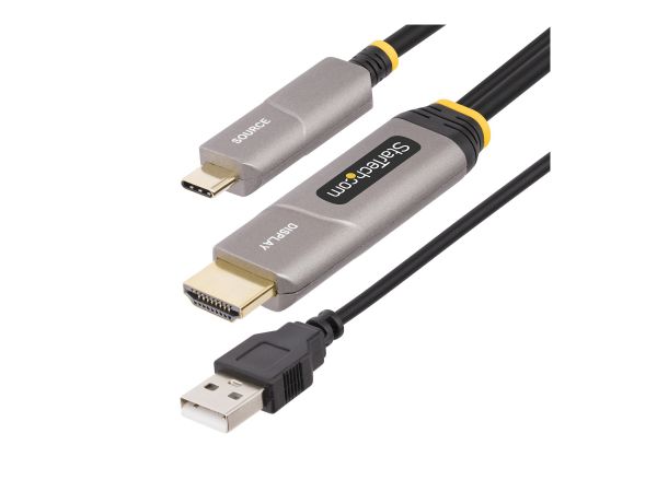 StarTech.com 50ft (15.2m) USB-C to HDMI 2.0 Active Optical Cable, 4K 60Hz - HDMI-Kabel - 24 pin USB-