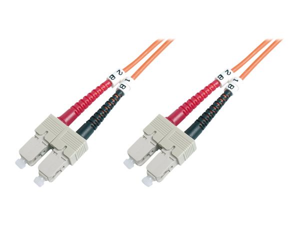 Assmann DIGITUS - Patch-Kabel - SC multi-mode (M) bis SC multi-mode (M)