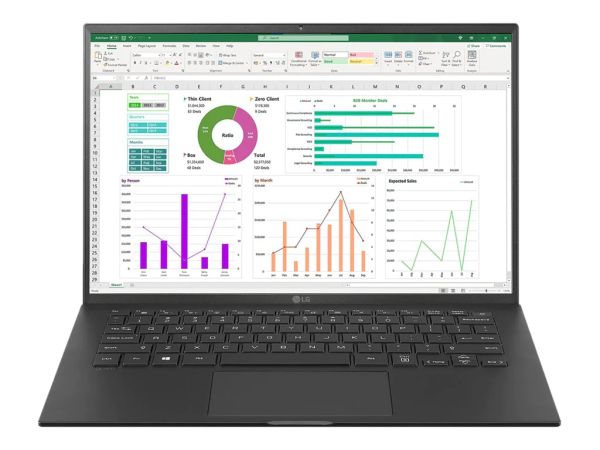 LG Mobile Thin Client 14ZT90P-G.AX36G - Intel Core i3 1115G4 / 3 GHz - UHD Graphics - 8 GB RAM - 256