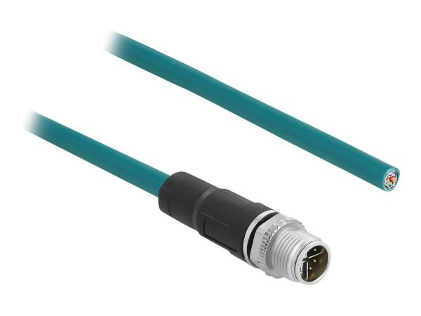 Delock Patch-Kabel - 8 pin M12-X (M) zu ohne Stecker