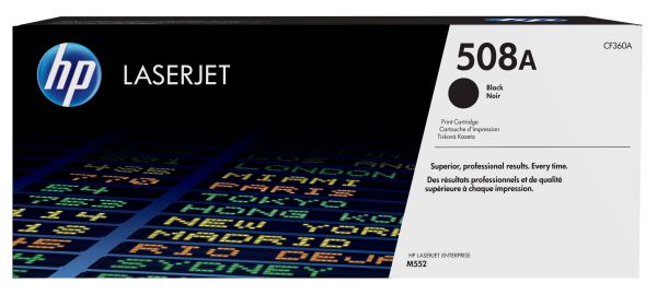 HP Toner 508A schwarz für LaserJet + JetIntelligence, 6.000 Seiten (CF360A)