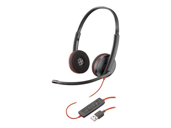 Headset Blackwire 3220 USB Geräuschisolierung MS-Skype zertifiziert