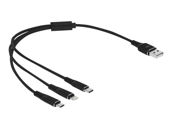 Delock Lightning-Kabel, nur zum Aufladen - USB männlich zu Micro-USB Typ B, Lightning, 24 pin USB-C