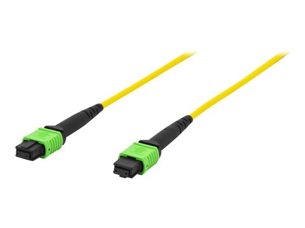 DIGITUS Glasfaser-Patchkabel, MPO, Buchse, OS2, Methode A, 1m