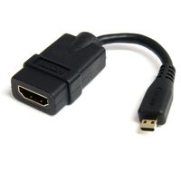 High-Speed HDMI Adapterkabel 12cmHDMI auf Micro HDMI Kabel Buchse/Stecker