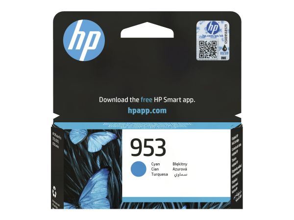 HP 953 - 9 ml - Cyan - original - Blisterverpackung