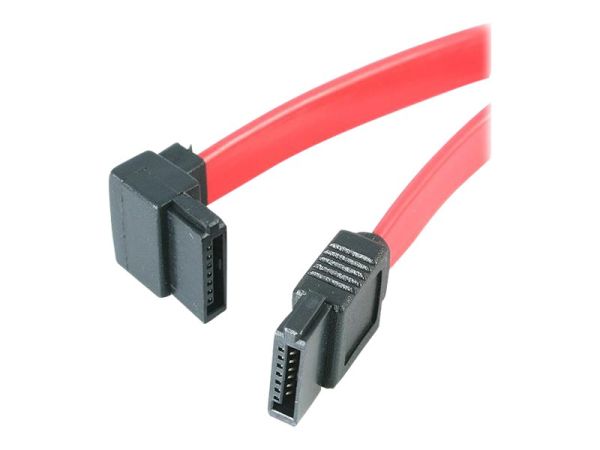 StarTech.com 30cm SATA Serielles ATA Kabel links gewinkelt - Bu/Bu - S-ATA Anschlusskabel - SATA-Kab