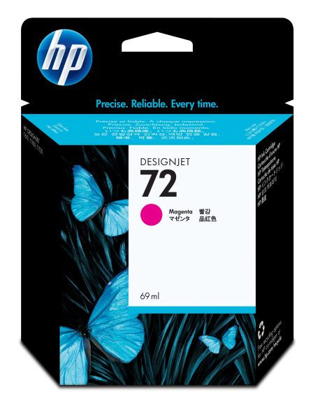 HP Tintenpatrone Nr. 72 magenta 69ml für DesignJet T610/T1100/T1120