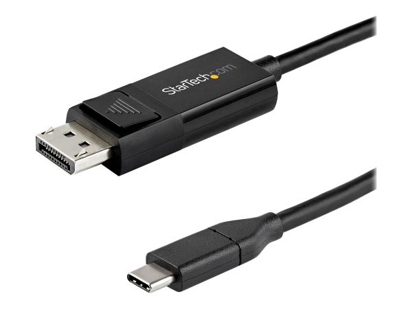 StarTech.com 6ft/2m USB C to DisplayPort 1.4 Cable 8K 60Hz/4K, Bidirectional DP to USB-C or USB-C to