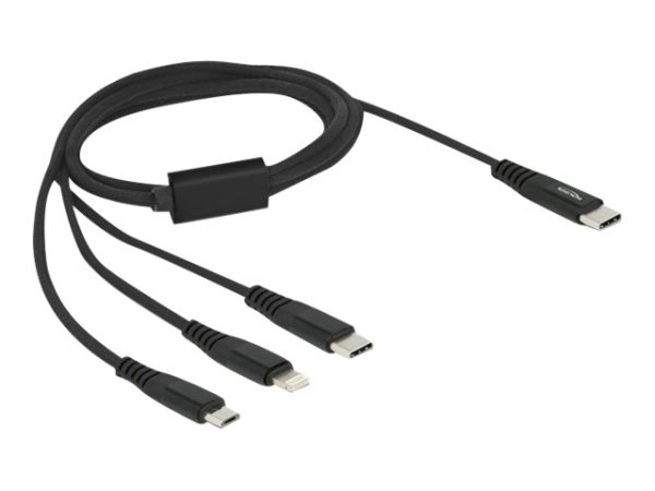Delock Kabel nur zum Laden - 24 pin USB-C zu Micro-USB Typ B, Lightning, 24 pin USB-C
