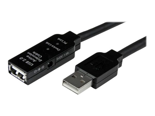 StarTech.com 25m aktives USB 2.0 Verlängerungskabel - St/Bu - USB Reapeater / Signalverstärker Kabel