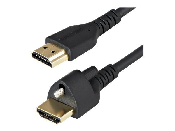 StarTech.com 1m High Speed HDMI Kabel - 4K 60Hz HDR - HDMI-2.0-Monitorkabel mit Verriegelungsschraub