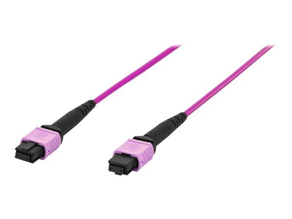 DIGITUS Glasfaser-Patchkabel, MPO, Buchse, OM4, Methode A, 5m