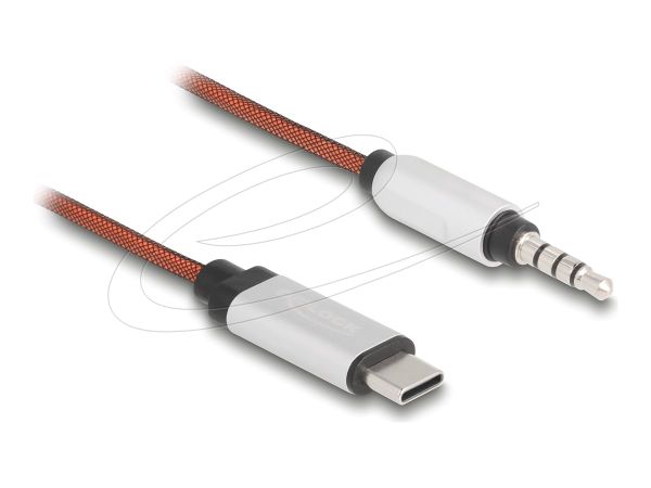 Delock Audiokabel - 24 pin USB-C männlich zu mini-phone stereo 3.5 mm männlich