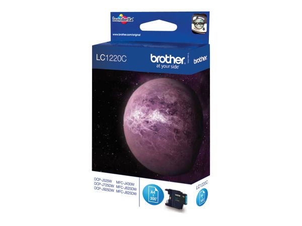 Brother LC1220C - Cyan - Original - Blister mit akustischem/elektromagnetischem Alarm