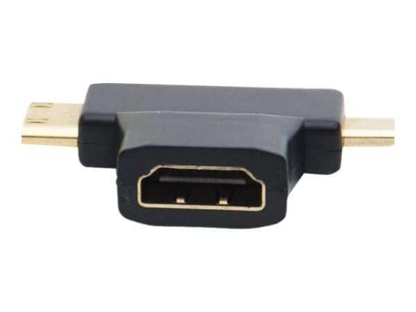 Tecline exertis Connect - HDMI-Adapter - mini HDMI, mikro HDMI männlich zu HDMI weiblich