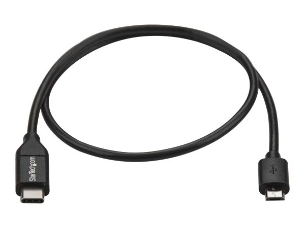 StarTech.com 0.5m USB-C Micro-B Kabel - USB 2.0 - USB-C zu Micro USB Ladekabel - USB 2.0 Typ C zu Mi