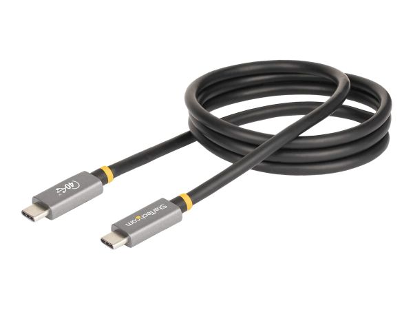StarTech.com 3ft (1m) USB4 Cable, USB-IF Certified USB-C Cable, 40 Gbps, USB Type-C Data Transfer Ca