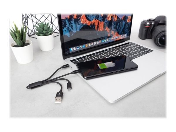 DIGITUS 3-in-1 Ladekabel