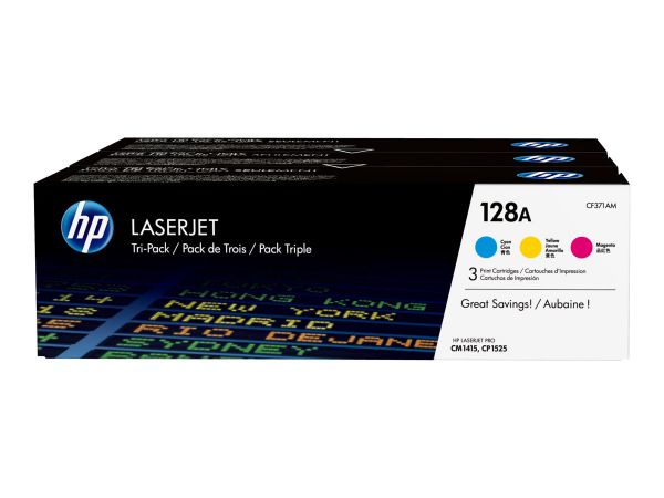 HP Toner 128A dreifarbig f. HP LaserJet CP1525/CM1415