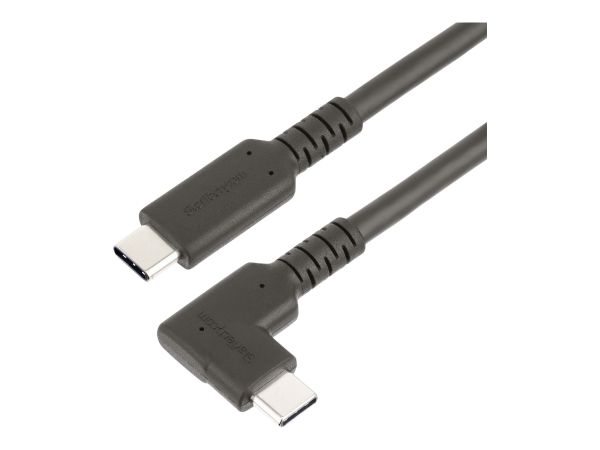 StarTech.com 3ft (1m) Rugged Right Angle USB-C Cable, USB 10 Gbps, USB C to C Data Transfer Cable, 4
