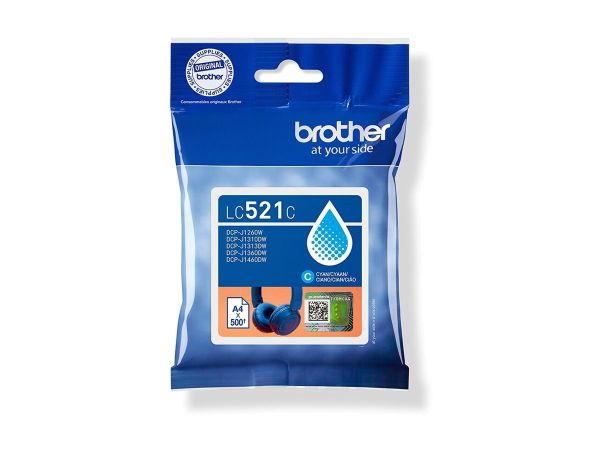 Brother LC521C - Cyan - original - Kissen-Pack