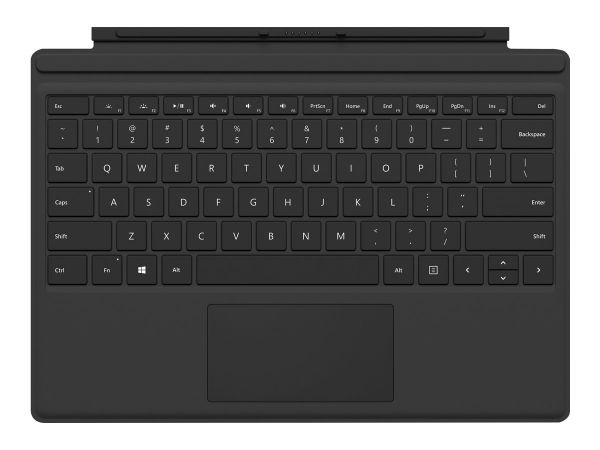 Surface Pro Type Cover (M1725) - Tastatur - mit Trackpad, Beschleunigungsmesser