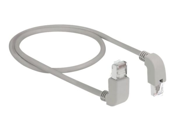 Delock Patch-Kabel - RJ-45 (M) nach oben gewinkelt zu RJ-45 (M)