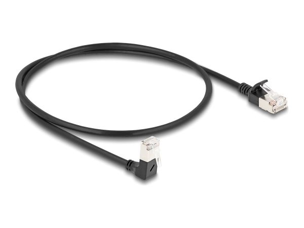 Delock Patch-Kabel - RJ-45 (M) nach unten abgewinkelt zu RJ-45 (M)