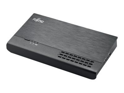 Fujitsu PR09 USB Port Replicator Type-C Schwarz GigE - 120 Watt - EU - für Celsi