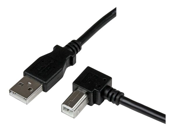 StarTech.com 1m USB 2.0 A auf B Kabel rechts gewinkelt - St/St - USB Druckerkabel - USB-Kabel - USB