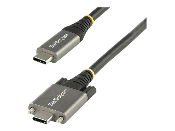 StarTech.com 1m USB-C Kabel mit Schraubensicherung 10Gbit/s - USB 3.1/3.2 Gen 2 Typ-C Kabel - 100W (