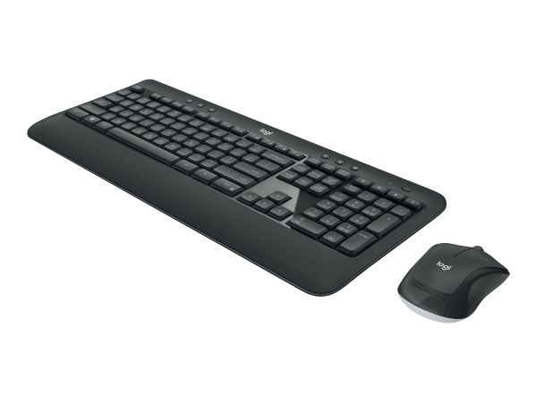 Logitech MK540 Advanced RF Wireless QWERTZ Deutsch Schwarz, Weiß