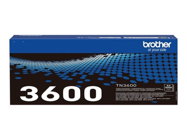 Brother TN3600 - Schwarz - original - Box - Tonerpatrone