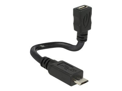 Delock OTG ShapeCable - USB-Verlängerungskabel - Micro-USB Typ B (W)