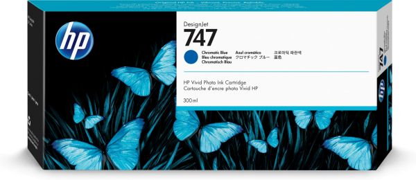 747 - 300 ml - Chromatic Blue - Original - DesignJet