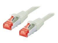 Patch-kabel CAT6 1,0m grau S/STP PiMF