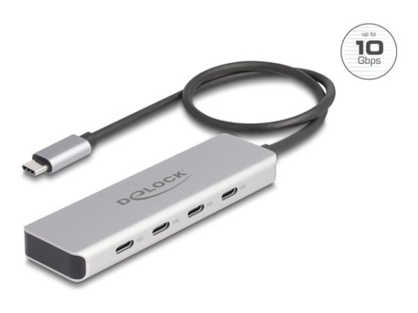 Delock Hub - 10 Gbps, mit 35 cm Anschlusskabel
