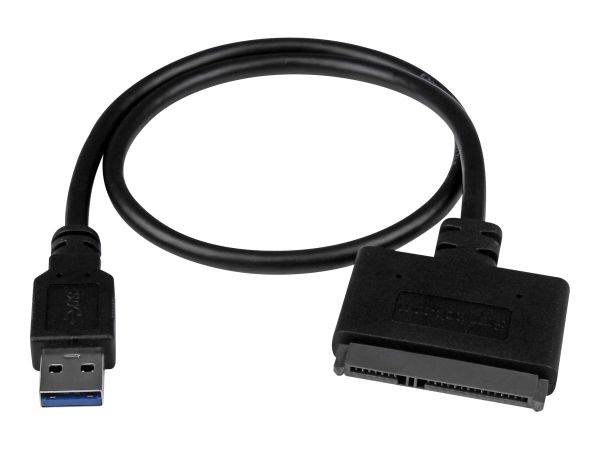 StarTech.com USB 3.1 auf 2,5 (6,4cm) SATA III Adapter Kabel mit UASP - USB 3.1 zu SATA SSD/HDD Konve