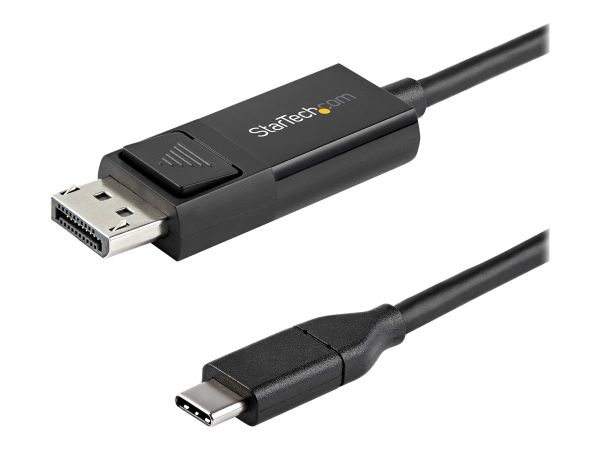StarTech.com 3ft (1m) USB C to DisplayPort 1.2 Cable 4K 60Hz, Bidirectional DP to USB-C or USB-C to