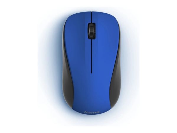 Hama MW-300 V2 - Maus - quiet - rechts- und linkshändig - optisch - 3 Tasten - kabellos - 2.4 GHz, R
