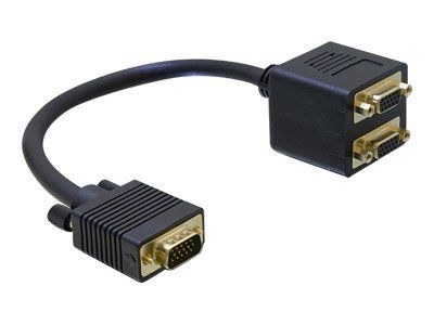Delock VGA-Adapter - HD-15 (VGA) (M) zu HD-15 (VGA)